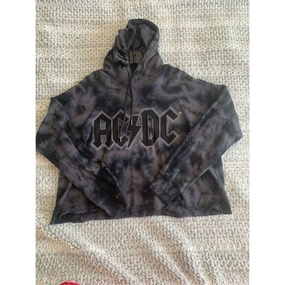 Torrid AC/DC Crop Hoodie - Picture 1 of 3